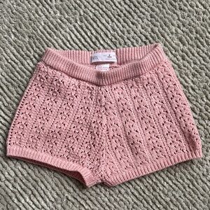 ZARA Kids Knit shorts - pink